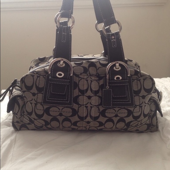 Coach monogram tote bag, like new condition - Picture 5 of 14